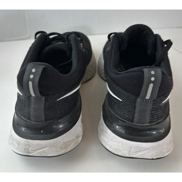 Nike React Infinity Flyknit Women’s Running Shoes 9.5 Black Gym Fitness Sneakers - Picture 10 of 14